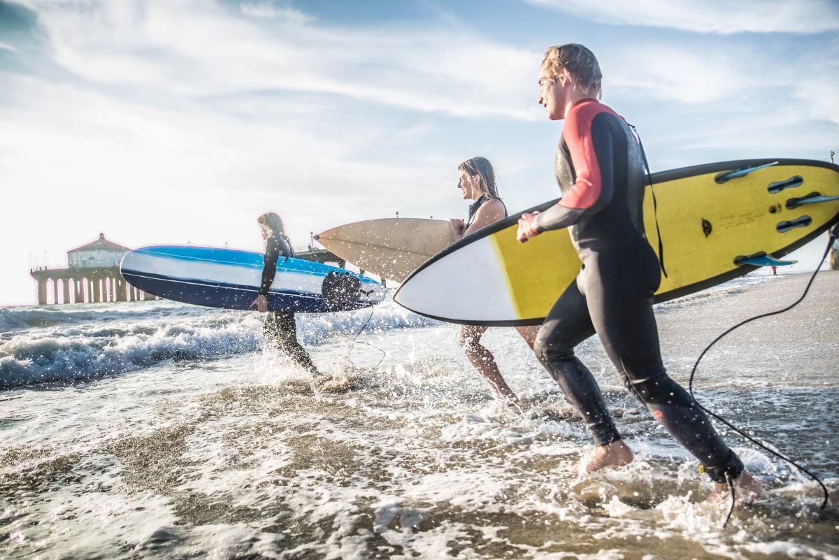 surfing in Indonesia